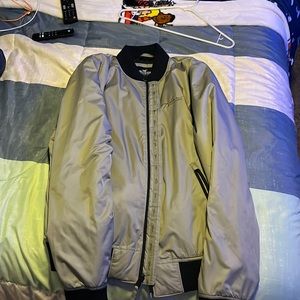 green olive jacket
